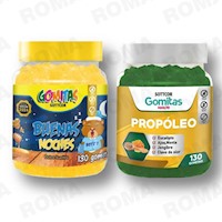 PACK 2 GOMITAS BUENAS NOCHES NIÑOS + PROPOLEO ADULTO SOTTCORLABS