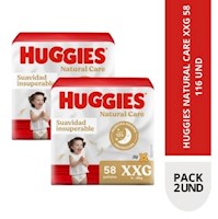 Huggies Natural Care XXG 58