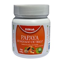 Papaya & Salvado de Trigo Pote de 80gr