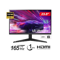 MONITOR LG 24GQ50F-B 23.8'' GAMER ULTRAGEAR FHD1920 x 1080 HDMI/DP 1MS 165HZ