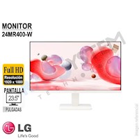 Monitor LG 24MR400-W 23.5" FHD LED IPS HDMI / VGA