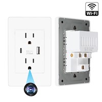 Cámara Espía Tomacorriente De Pared SW022 WIFI 1080P Vigilancia Discreta Oculta