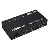 Splitter Divisor de Video y Audio HDMI 1 x 2 4K HD 3D SM-F7845