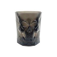 Vaso de Calavera 8 x 10 cm Negro - Halloween