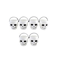 Mini Calabaza Scary Skull 5.5 x 5 cm por 6 Und - Halloween