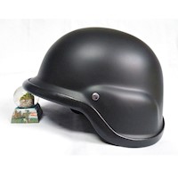 Casco de moto aleman chopper en negro mate talla standar (L/XL)