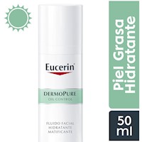Eucerin Dermopure Fluido Facial Hidratante Matificante - Frasco 50 ML