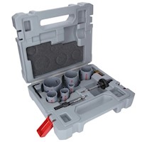 Set Sierra Copa Cobaltada x9 pz (copas +2 adaptadores) Bosch