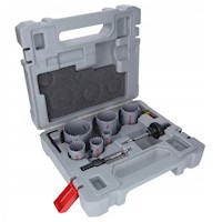 Set Sierra Copa Cobaltada x9 pz (copas +2 adaptadores) Bosch
