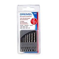 Juego de brocas para perforar (1/32", 1/8") - Dremel 628