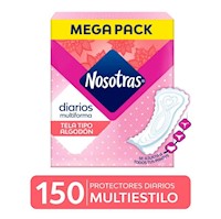 Nosotras Protectores Diarios Multiestilo - Caja 150 UN