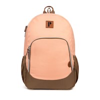 MOCHILA LEYLA MELON/MARRON