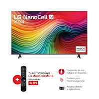 Televisor LG 55" 55NANO80TSA Nanocell 4K Modelo 2024