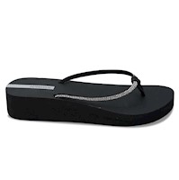 SANDALIA MUJER STHEF PLAYERA NEGRO 8199