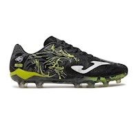 Joma Futbol Hombre Supercopa 24 Negro Amarillo Fluor FG