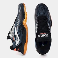 Zapatillas Tenis Point Men 2501 C Negro Naranja