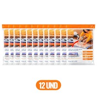 PACK 12 BOLSAS AL VACÍO COMPRESORA DE ROPA 60 X 80 CM