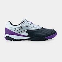 Zapatillas Futbol Cancha 2601 TF Blanco Morado Negro