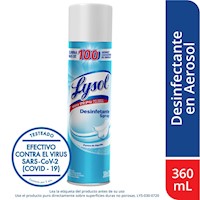 Lysol - Desinfectante Aerosol 360 ML-Pureza de algodón
