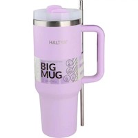 BIG MUG HALTEN ACERO INOX - ROSADO