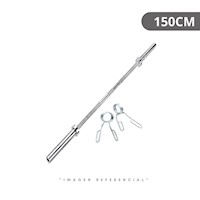 BARRA RECTA OLIMPICA DE 150 CM
