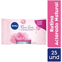 NIVEA TOALLITAS DESMAQUILLADORAS ROSES 25 UDS