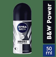 NIVEA DEO INVISIBLE B&W MALE - POWER ROLL ON 50ML