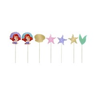 Pick Decorativo por 12 und - Sirenita Disney