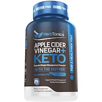 Herb Tonics Apple Cider Vinegar + KETO 1500mg 120 Capsulas