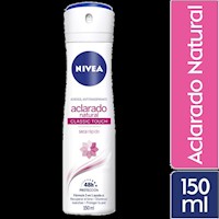 NIVEA DEO ACLARADO NATURAL CLASSIC TOUCH SPRAY 150ML