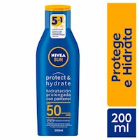 Bloqueador Solar NIVEA Protect & Hydrate FPS 50 Frasco 200ml