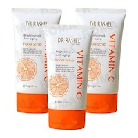 PACK 3 EXFOLIANTE FACIAL SCRUB VITAMINA C 150G DR RASHEL