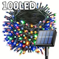 Guirnalda LED Navidad con Energía Solar Multicolor