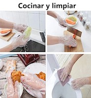 KIT 90 Guantes desechables para cocina y limpieza