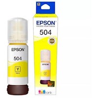 Epson - Botella de tinta T504 Amarillo Yellow - T504420-AL
