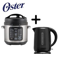 Combo Oster Multiolla CKSTPCECT57DF  + Hervidor BVSTKT3101 1,7lt Negro