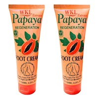 PACK 2 CREMA PARA PIES PAPAYA 120ML WOKALI