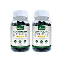 PACK 2 ESPIRULINA PLUS+ 1000MG NATURA ZENLAB