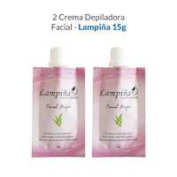 2 Crema Depiladora Facial - Lampiña 15g