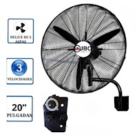 Ventilador Industrial JBO WI20P Pared 20"