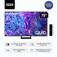 Televisor Samsung QLED 75" Tizen OS Smart Tv 4K Q70D - Nuevo 2024