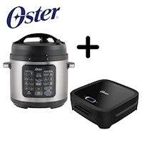 Combo Oster Multiolla CKSTPCECT57DF  + Sandwichera CKSTSM400 Negra