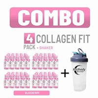 COMBO FITFEM - COLLAGEN FIT PACK DE 60 UNID. BLUEBERRY + SHAKER