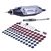 Multiherramienta Dremel 3000 + Eje Flexible + 82 Accesorios