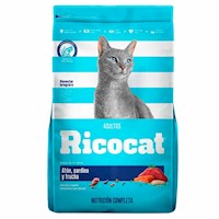 Comida para Gato Ricocat para Adulto de Atún, Sardina 15kg