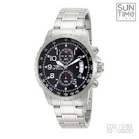 RELOJ ANALOGICO HOMBRE 13783 INVICTA PLATEADO CLASICO 1030261