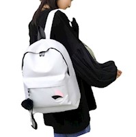 Mochila de lona Multiuso Basic Plateado