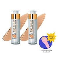 Pack x2 Frezyderm Fotoprotector Sun Screen SPF50 50ml Con Color Mas Regalo