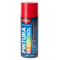 Pintura en Spray Colores Básicos Rojo Brillante 400ml Toolcraft TC1644