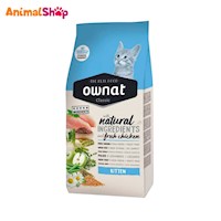 Alimento Gatitos Ownat Classic Sabor Pollo 4Kg